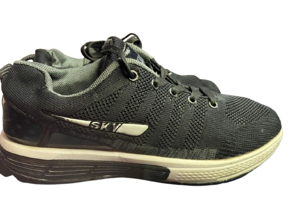 Black Casual  Sneakers – Comfortable & Lightweight (Sizes 39–40)