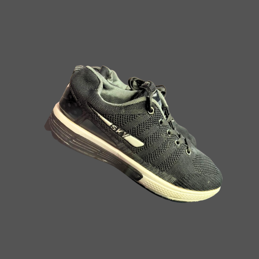 Black Casual  Sneakers – Comfortable & Lightweight (Sizes 39–40)