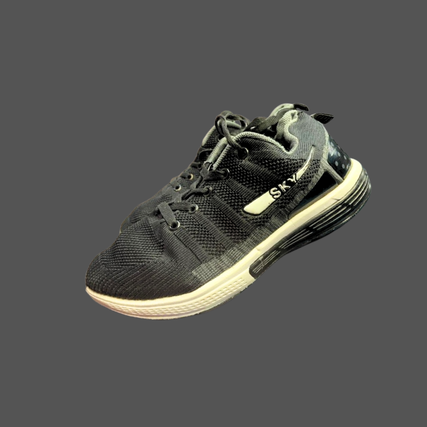 Black Casual  Sneakers – Comfortable & Lightweight (Sizes 39–40)