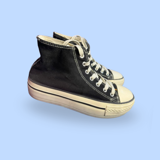 Converse Women’s Chuck Taylor All Star Lift High Top – Black Platform Sneakers